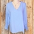 elora-blouse-bleu-fluide-legere-agréable-qualité-italienne