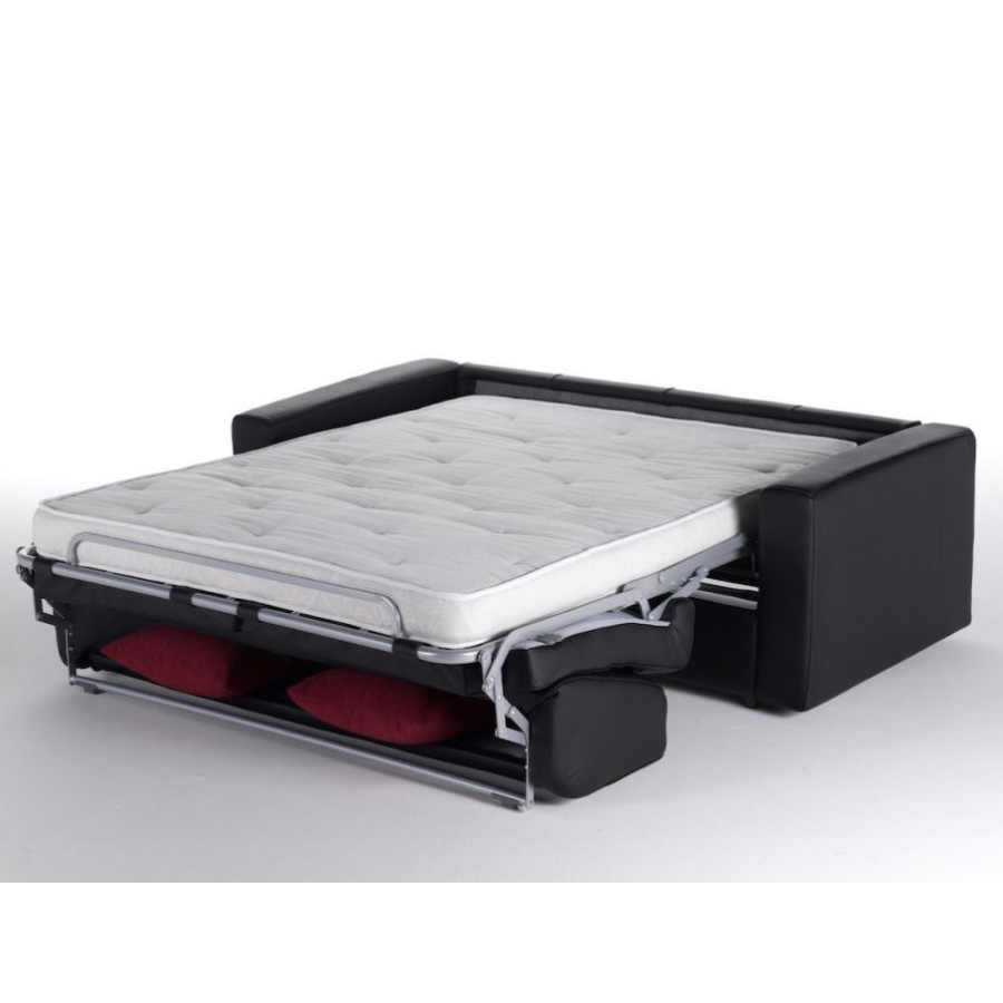 matelas 160x190 pour canapé convertible rapido cuir noir