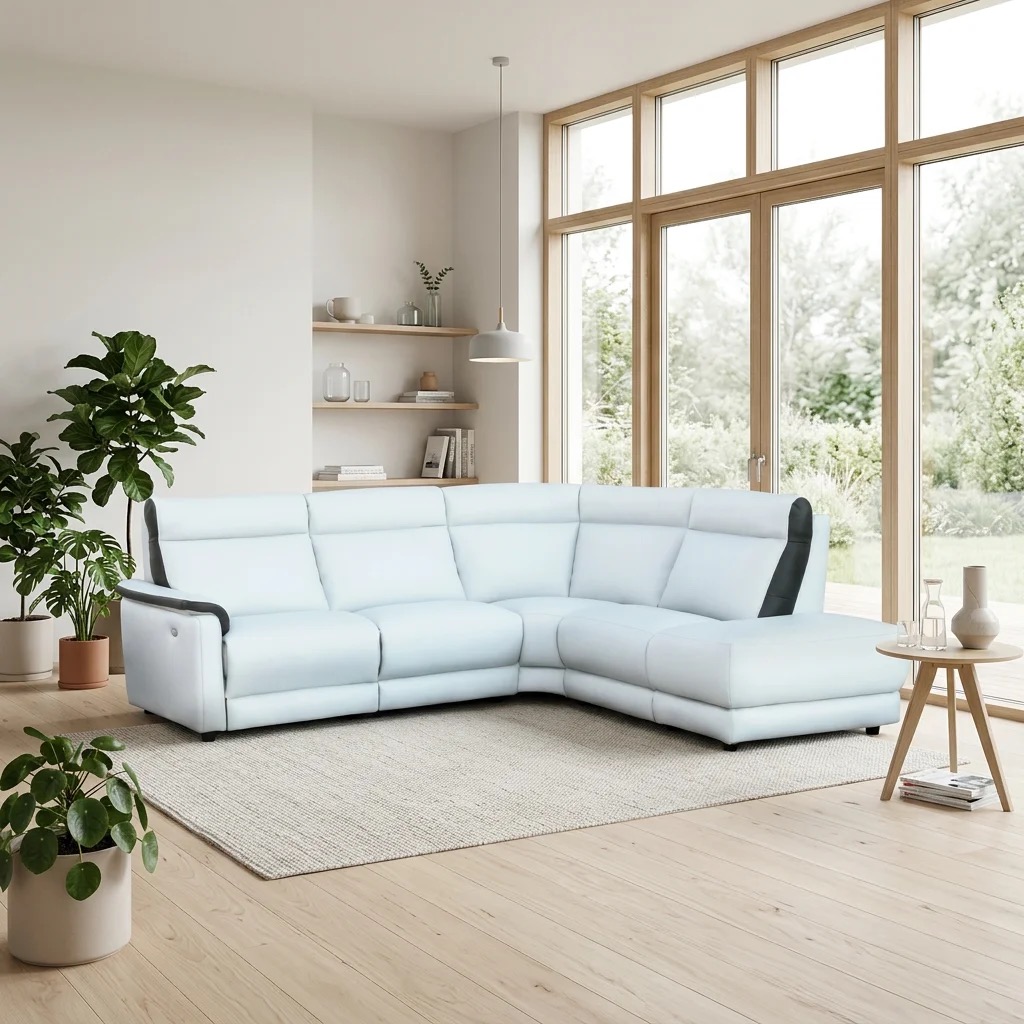 Canapé d\'angle Cuir MEGEVE