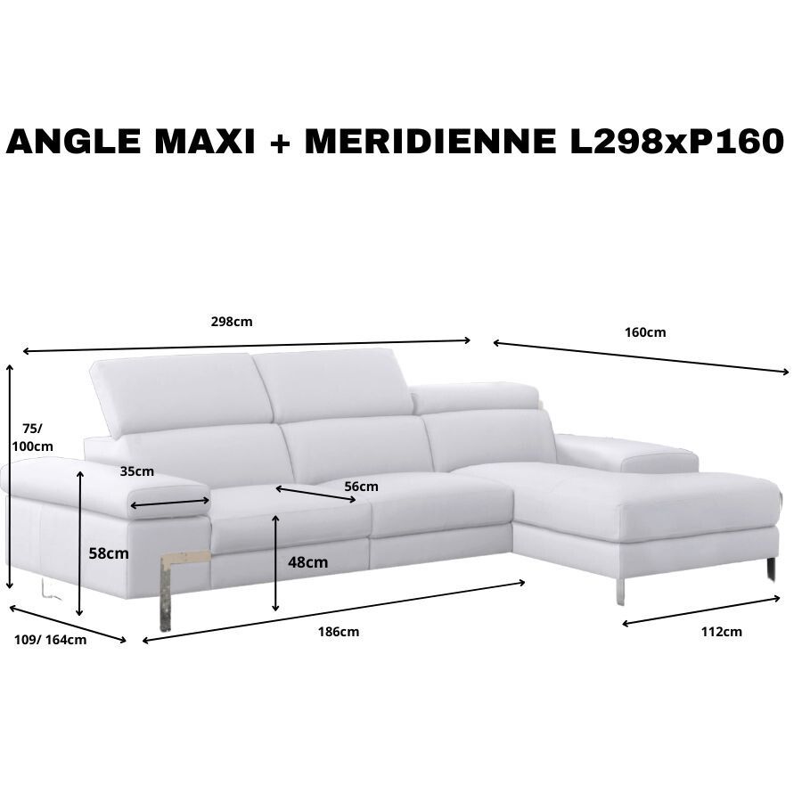 angle-relax-maxi-garnier-dimensions