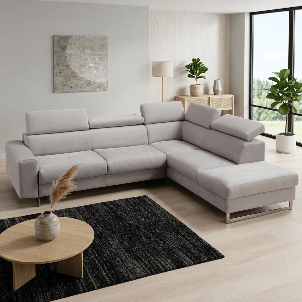 Canapé d\'Angle Convertible Cuir MANHATTAN | Dossiers réglables | 4 à 6 places