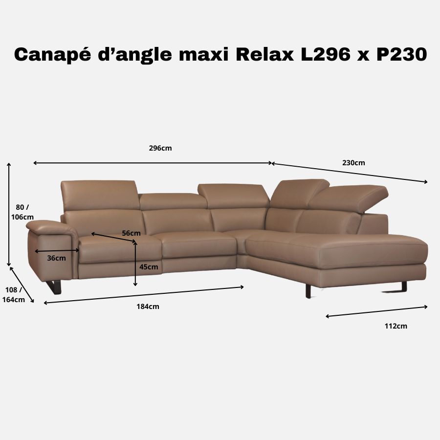 canape-dangle-maxi-relax-dimensions