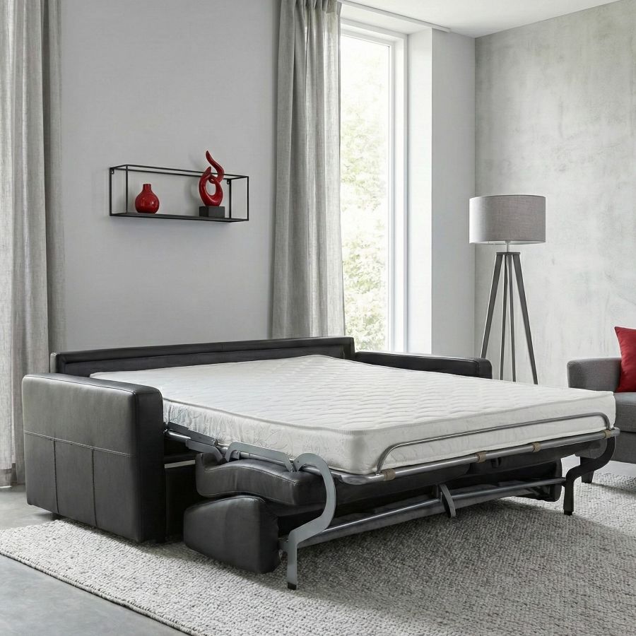 canape-convertible-cuir-noir-narbonne-ouvert