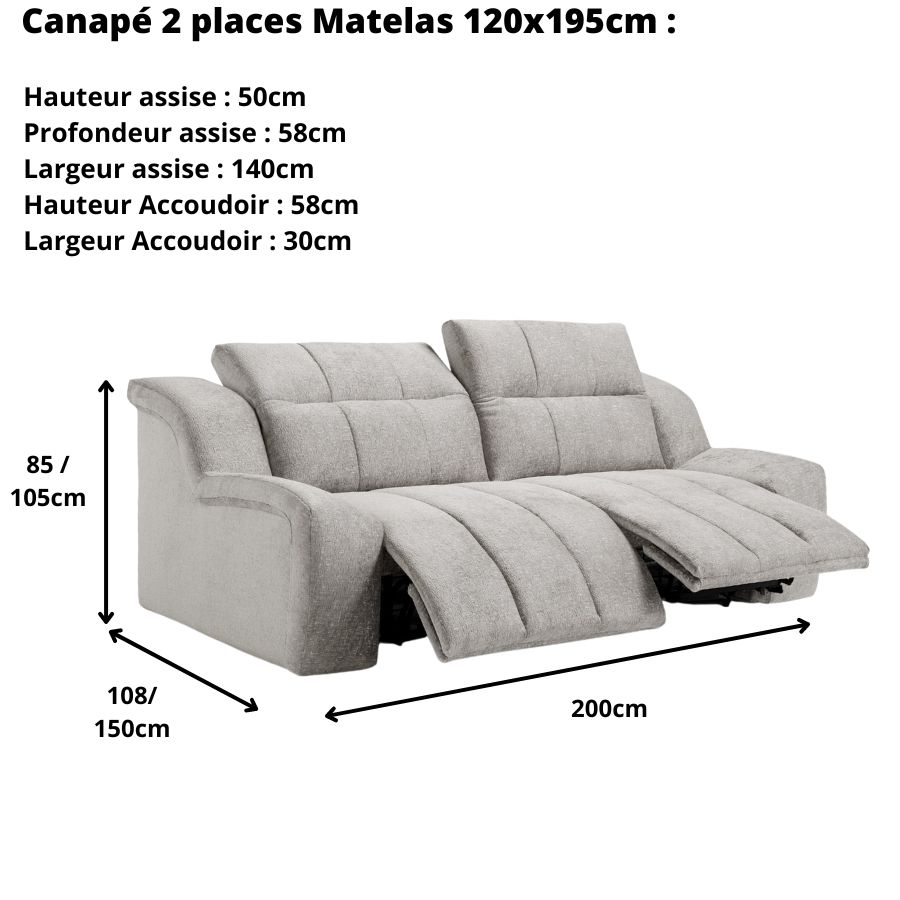 canape-2-places-convertible-rapido-romeo-mesures
