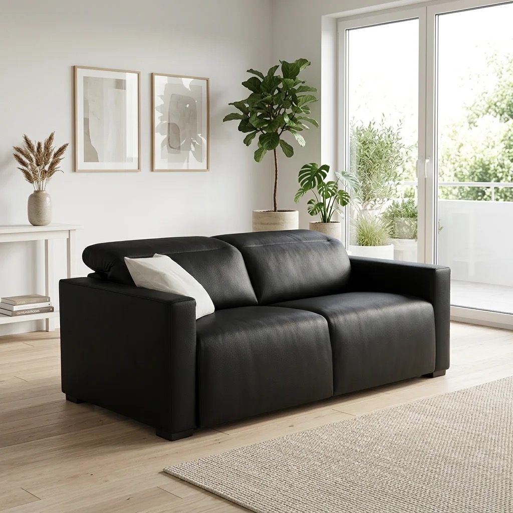Canapé Convertible et Relax OMEGA en Cuir