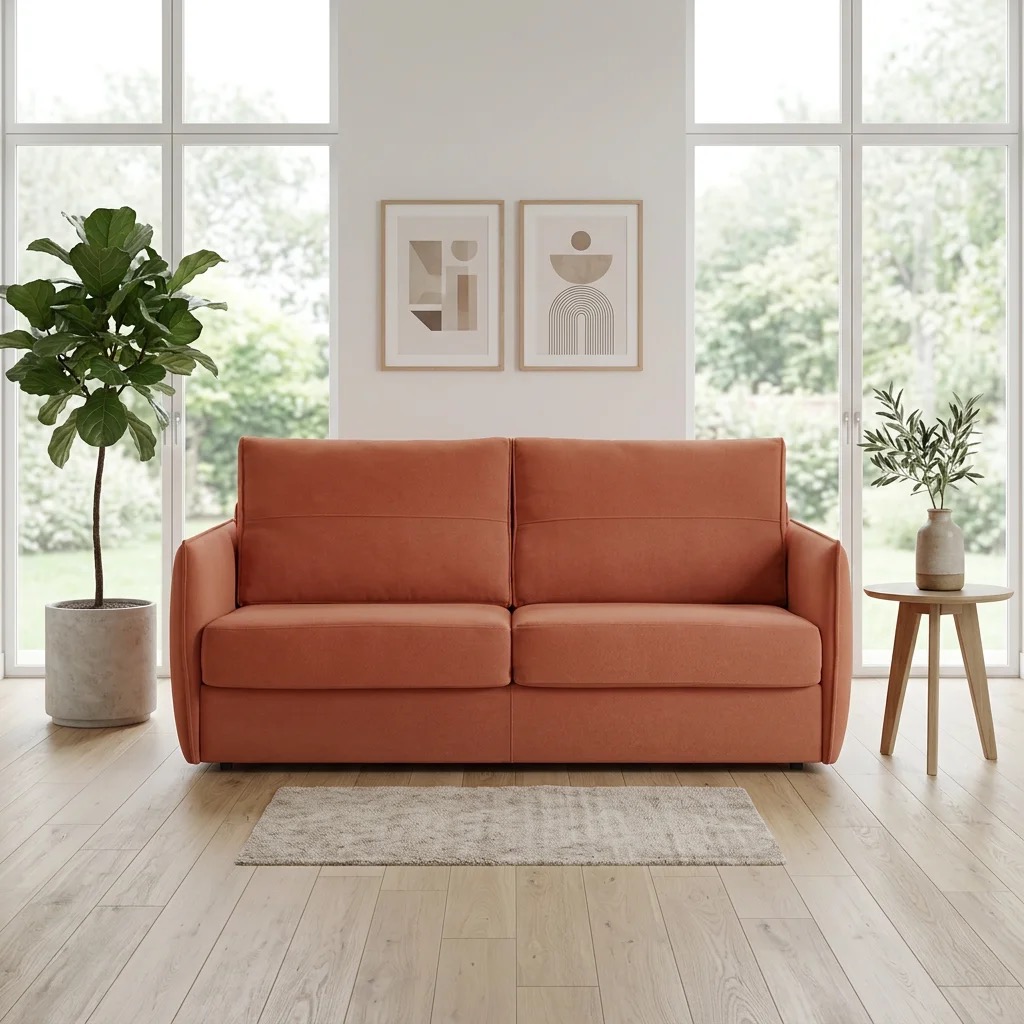 Canapé Convertible en Cuir SLIM