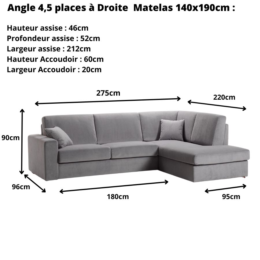 dimensions-angle-5-places-convertible-new-york-a-droite