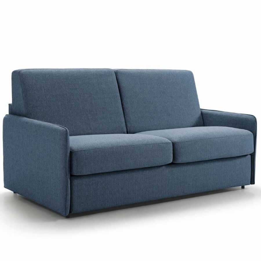 canape-convertible-tissu-bleu-forli-profil