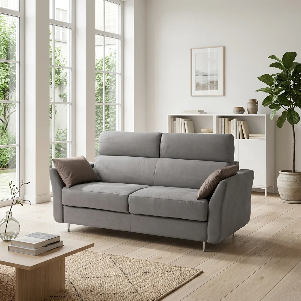 Canapé Convertible Rapide SOFIA en Tissu