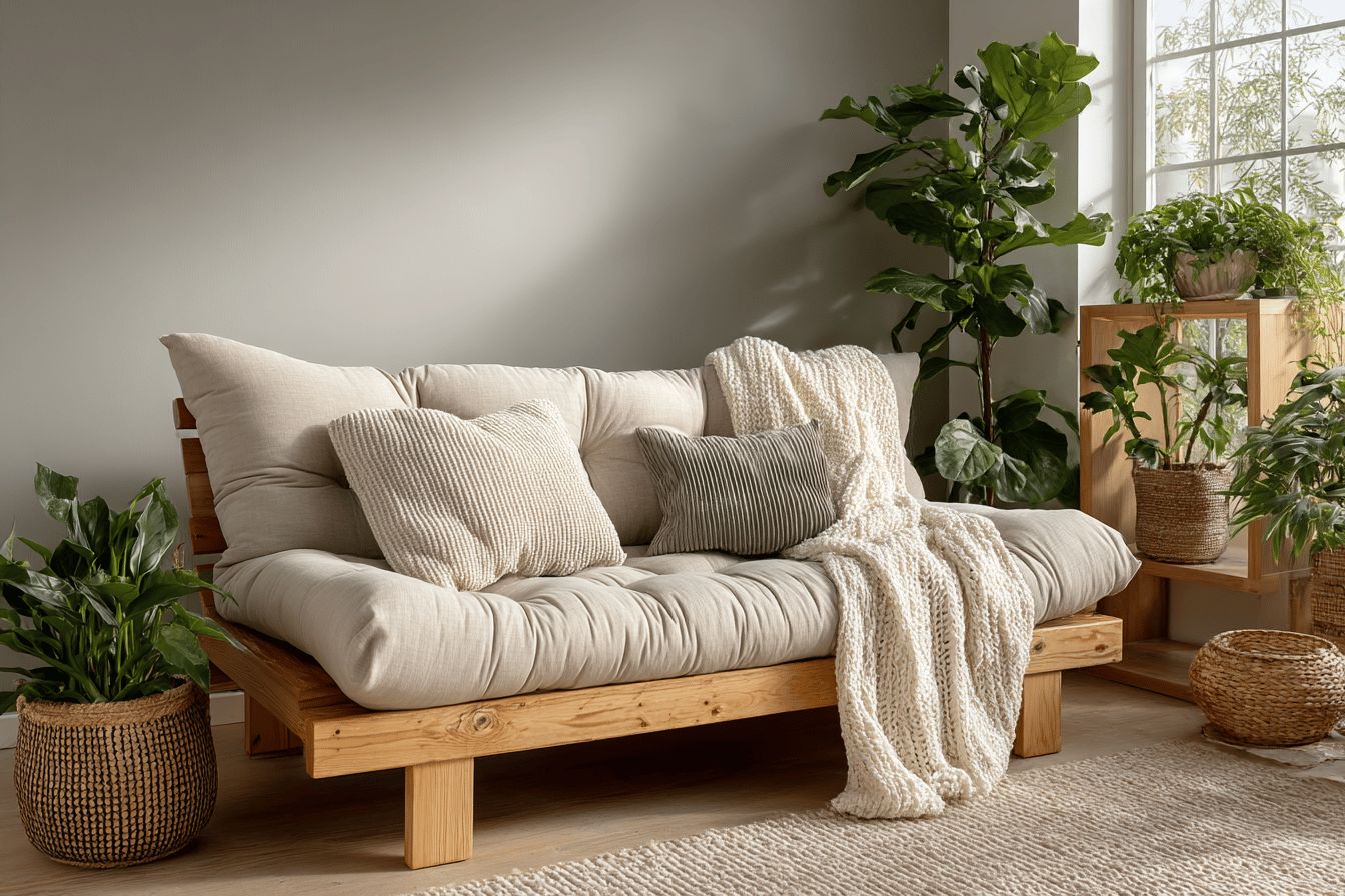 le style scandinave canape convertible discret