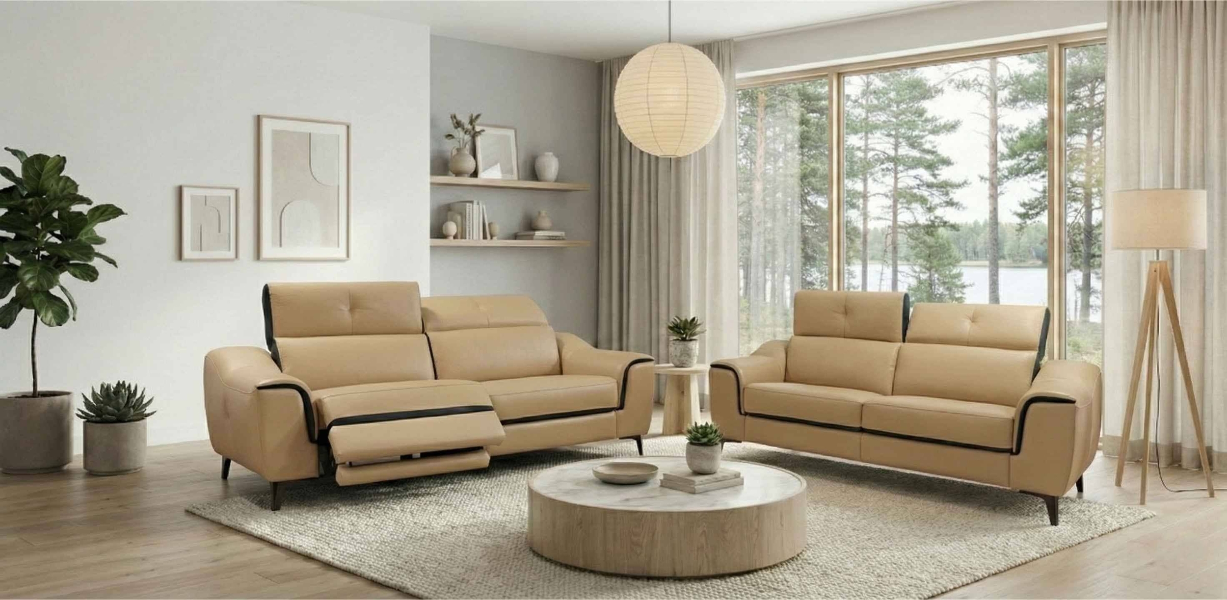 photo canape relax cuir accueil