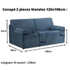 Dimensions Canape convertible 2 places Mini