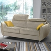 Canapé convertible Emma tissu beige
