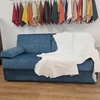 Canapé cuir convertible blanc