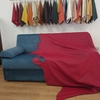 Canapé cuir convertible rouge