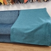 canape-lit quotidien tissu turquoise