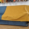 canape-lit quotidien tissu moutarde
