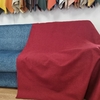 canape-lit quotidien tissu rouge