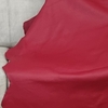 canapé-lit-cuir-rouge