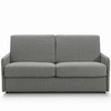 Canapé convertible tissu gris clair Forli face