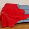 Cuir rouge pour canapé relax electrique