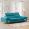 Canape-relax-3-places-tissu-turquoise-Garnier