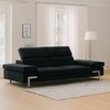 Canape-relax-3-places-Garnier-microfibre-noire