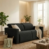 Canape-relax-convertible-Omega-tissu-noir
