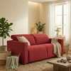 Canape-relax-convertible-Omega-tissu-rouge