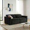 Canape-relax-convertible-Omega-microfibre-noire