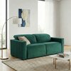 Canape-relax-convertible-Omega-microfibre-verte