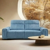 Canapé-convertible-relax-brest-microfibre-bleue