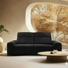 Canapé-convertible-relax-brest-microfibre-noire