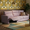 Canapé-convertible-relax-pise-tissu-lilas