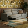 Canapé-convertible-relax-pise-microfibre-gris-clair
