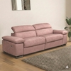 Canape-relax-nantes-microfibre-rose