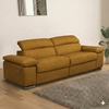 Canape-relax-nantes-microfibre-moutarde