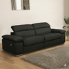 Canape-relax-nantes-microfibre-noire