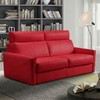 Canape-convertible-hendaye-cuir-rouge
