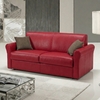 canape-convertible-Quebec-cuir-rouge