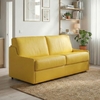 canape-convertible-tiny-cuir-jaune