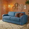 Canape-convertible-Bordeaux-microfibre-bleue