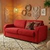 Canape-convertible-Bordeaux-microfibre-rouge