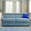 Canapé-rapido-Aix-microfibre-bleue