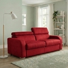Canapé-convertible-toulouse-microfibre-rouge
