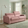 Canapé-convertible-toulouse-microfibre-rose