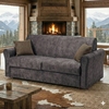 canape-convertible-Quebec-velours-marron