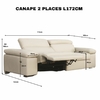 Canape 2 places relax nantes