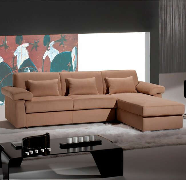 Canapé Angle convertible en tissu Nevada | Installation Offerte