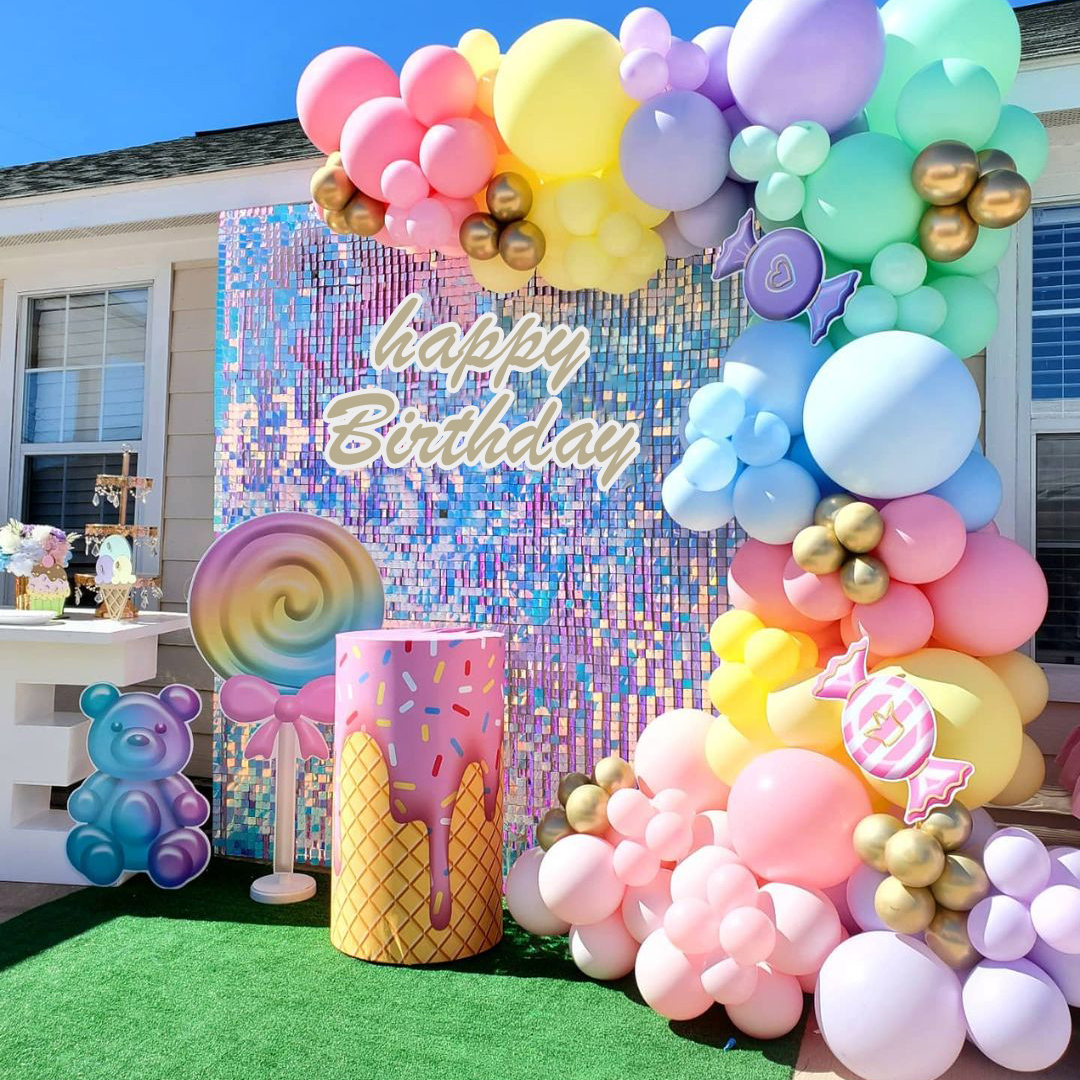 Guirlande de Ballons Macaron en Latex, en arc, décor de fête d&#39;anniversaire, de mariage, pour enfants et adultes, chaîne de Ballons pour fête prénatale